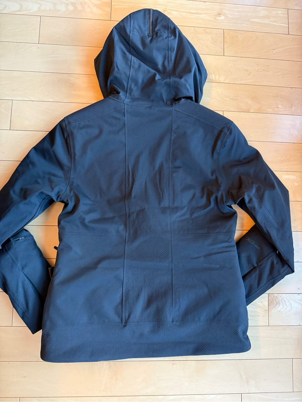Spyder Women’s Black Hooded Softshell Raincoat - Picture 3 of 7